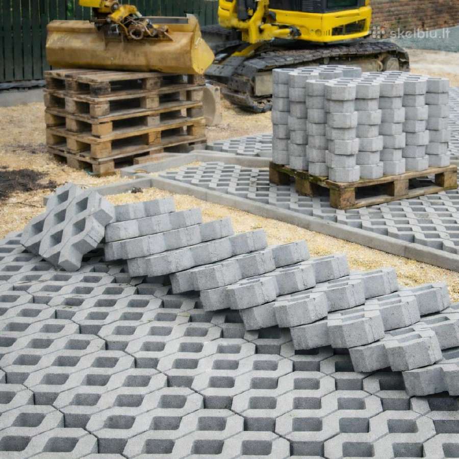 Ažūrinės trinkelės betoninės plyteles senukai - nuotraukos Nr. 4