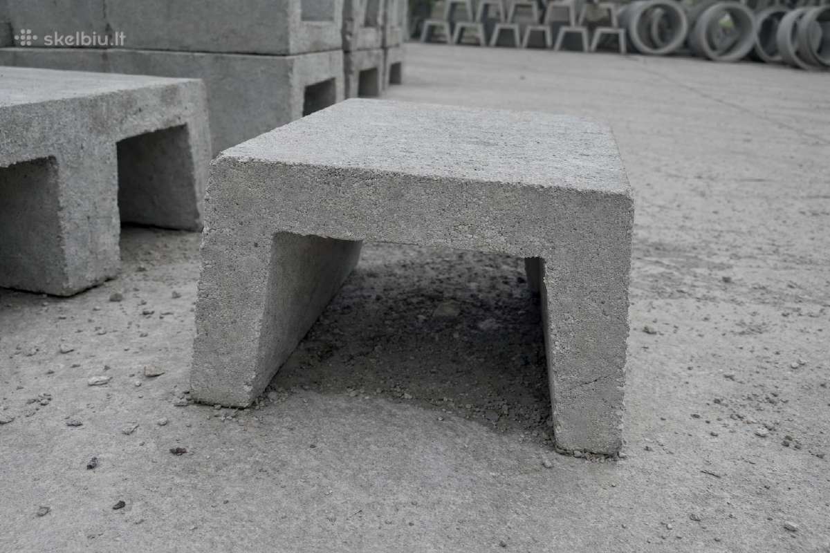 Betoninis latakas lietaus vandens U formos - nuotraukos Nr. 5