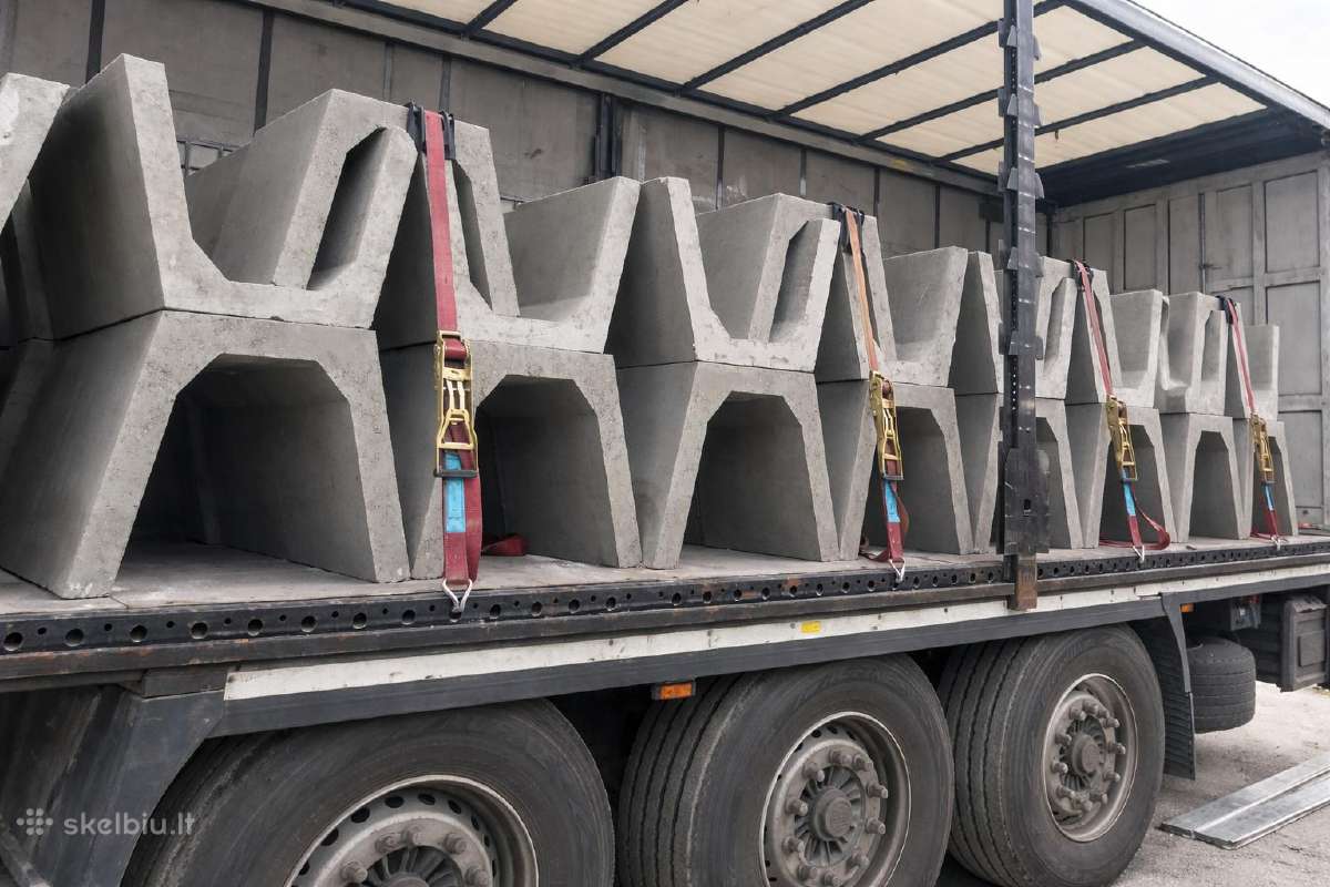 Betoninis latakas lietaus vandens U formos - nuotraukos Nr. 7