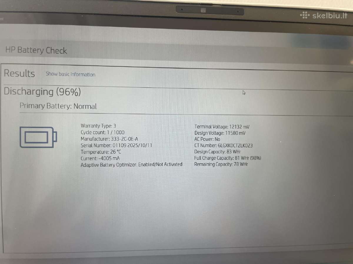 Hp Zbook Power G10 i7-13700h 32gb RAM 512gb SSD - nuotraukos Nr. 8
