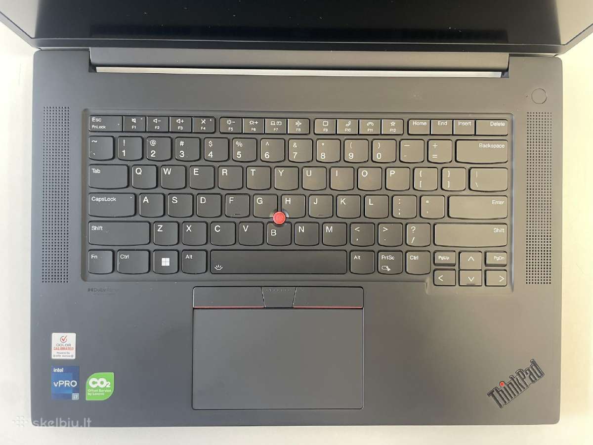 Lenovo Thinkpad P1 Gen5 i7-12800h 512gb SSD 16gb - nuotraukos Nr. 4