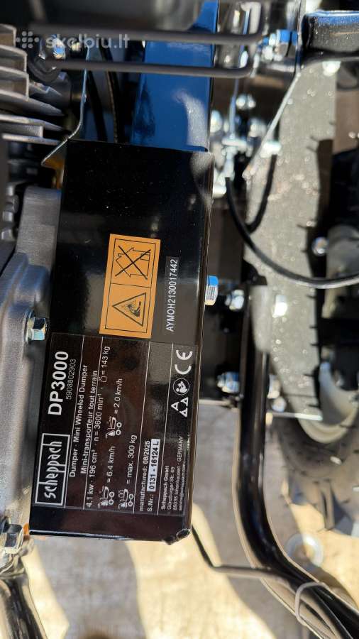 Motorinis karutis Scheppach Hp3000 - nuotraukos Nr. 8