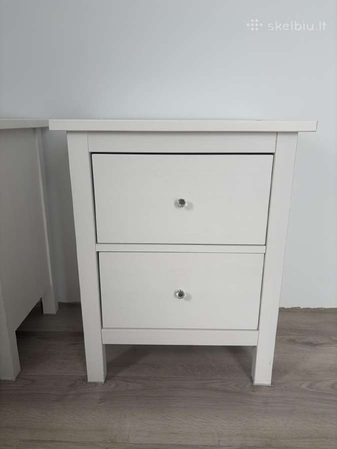 Ikea Hemnes 2 stalčių komodos naktiniai staliukai