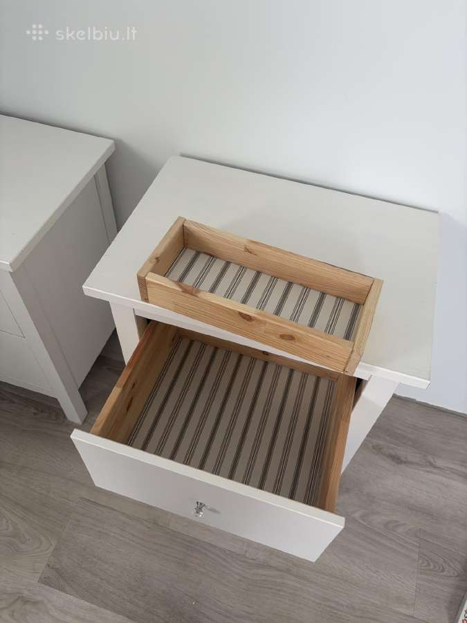 Ikea Hemnes 2 stalčių komodos naktiniai staliukai - nuotraukos Nr. 4