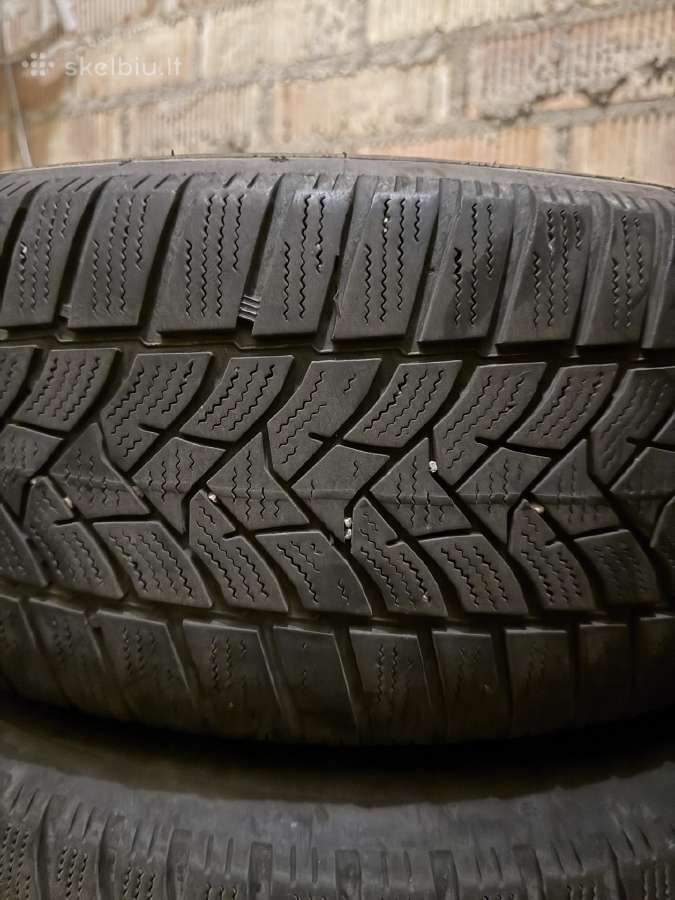 VW R16 ratai su Dunlop žieminėmis padangomis 215/6