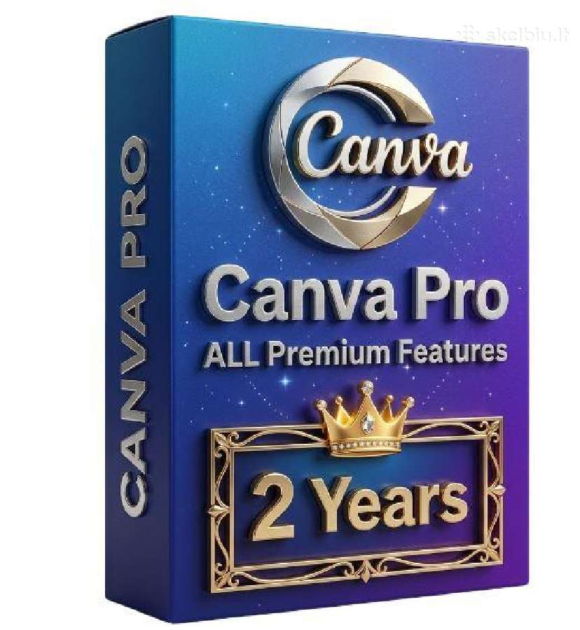 Canva Pro Prenumerata – 2 Metai