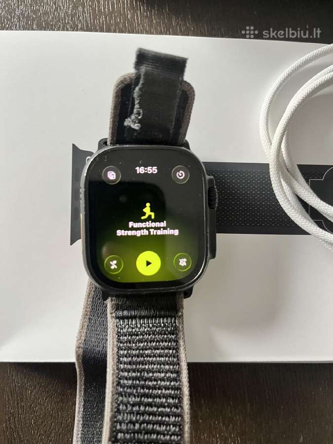 Apple Watch Ultra 2 49mm Black - nuotraukos Nr. 2