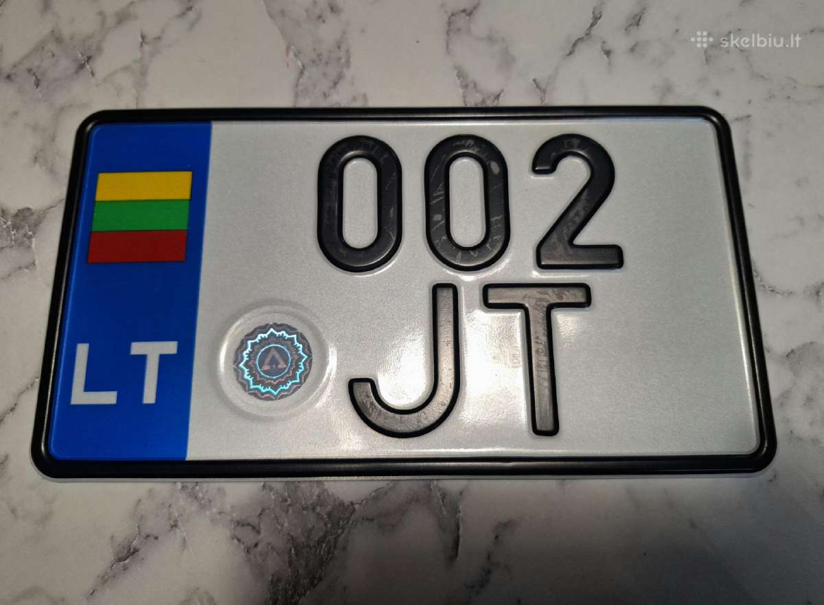 Motociklo numeriai - nuotraukos Nr. 3