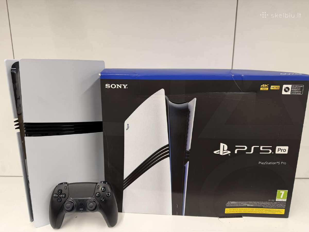 Konsolė Sony Playstation 5 Pro 2tb su garantija