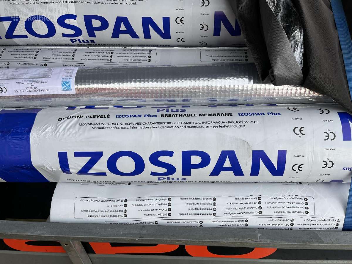 Izospan Plus difuzinė stogo plėvelė/ Ml90alu - nuotraukos Nr. 4