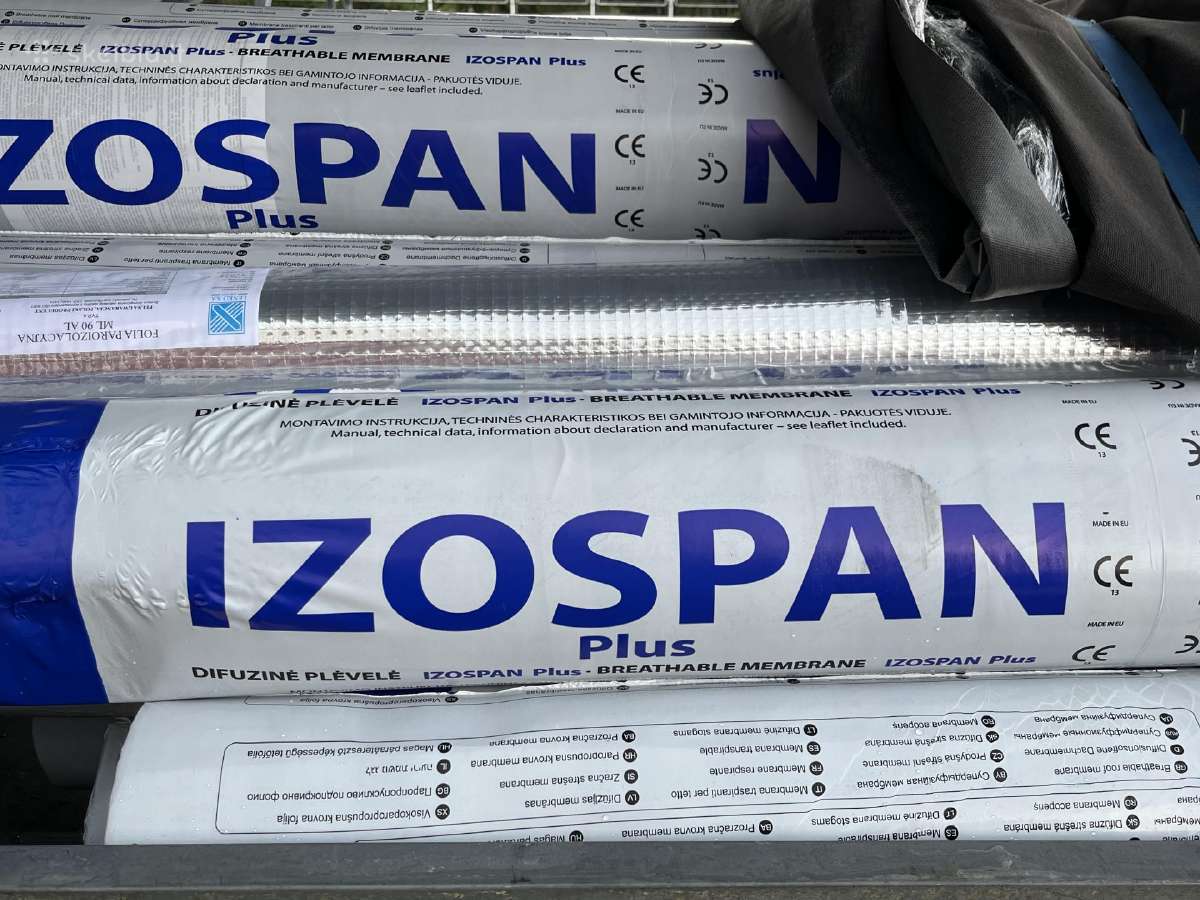 Izospan Plus difuzinė stogo plėvelė/ Ml90alu - nuotraukos Nr. 3