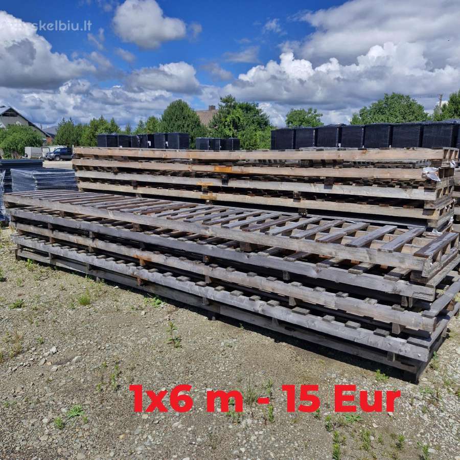 Mediniai padėklai, paletės - nuotraukos Nr. 3