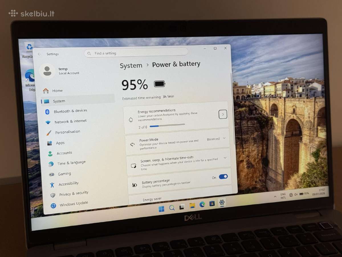 Dell Latitude 5420 14 colių liečiamas ekranas - nuotraukos Nr. 4