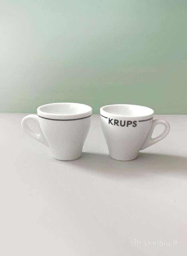 Krups espresso porcelianiniai puodeliiai 50–60 ml, - nuotraukos Nr. 3