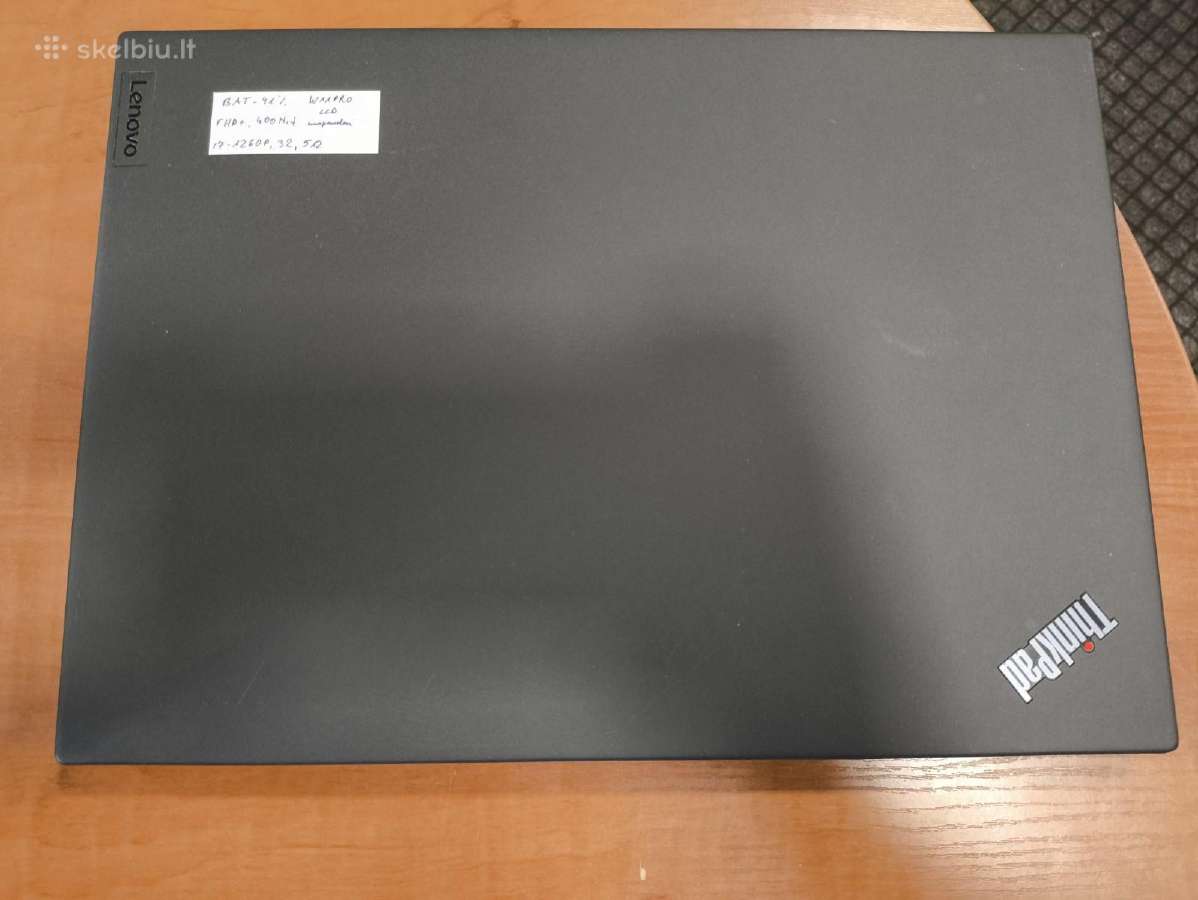 T14s Gen 3 Fhd+ 400 Nit I7-1260p 32gb 512gb 41% - nuotraukos Nr. 3