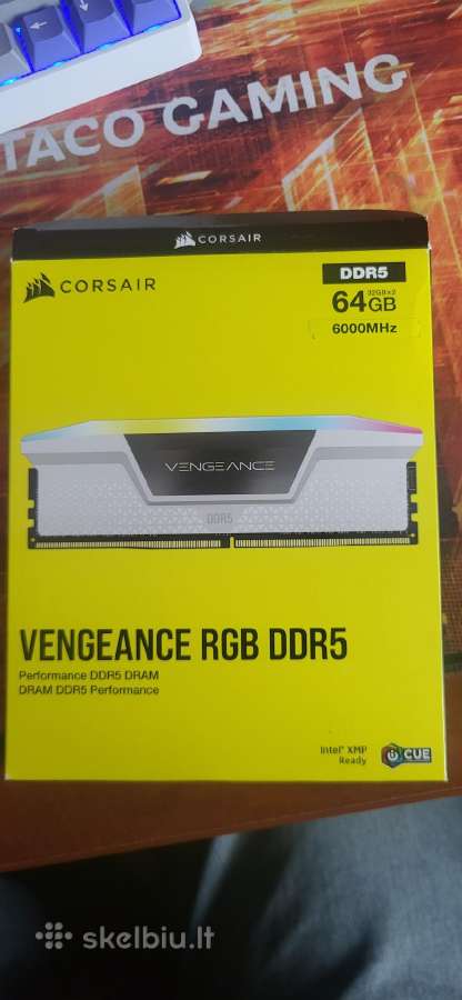 64 GB ddr5 corsai RAM cl30 6000mhz