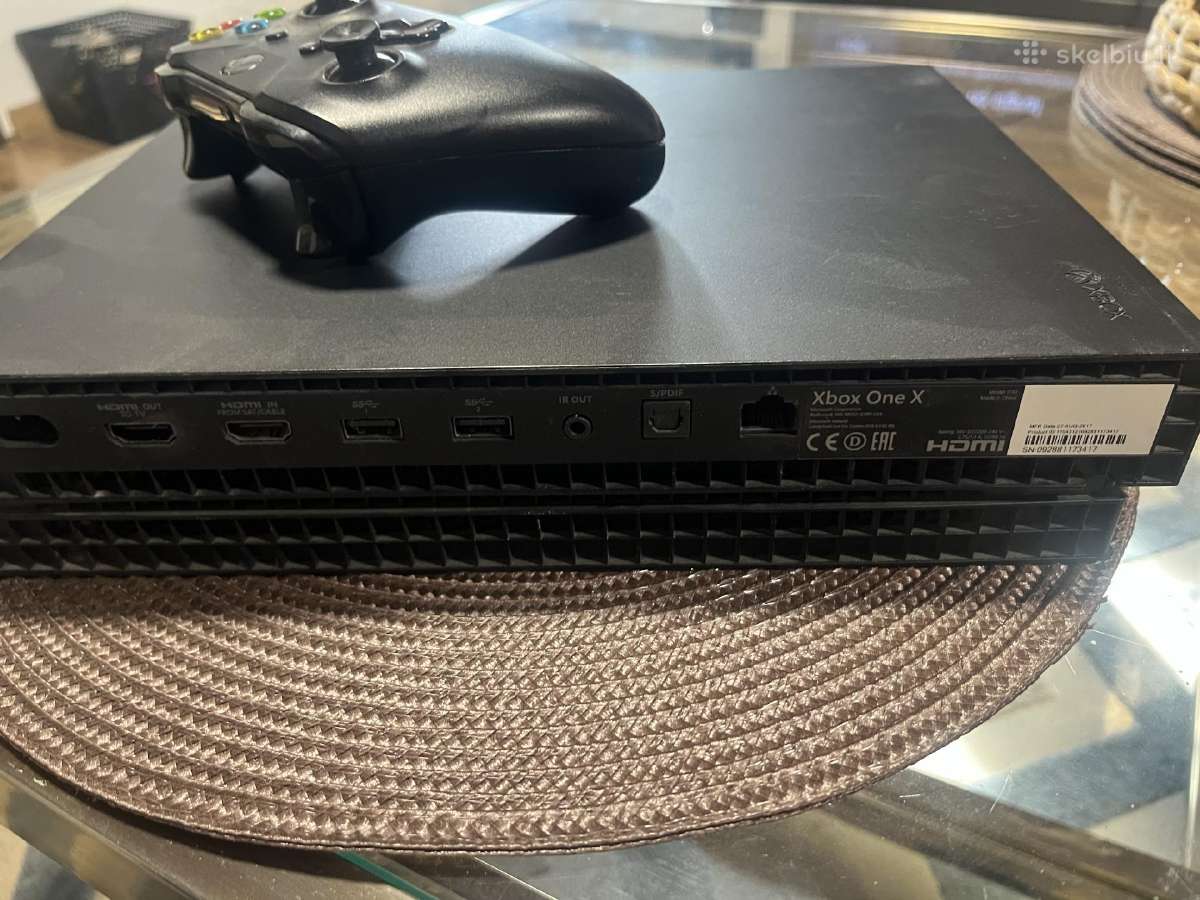 Xbox one x 500gb su pulteliu