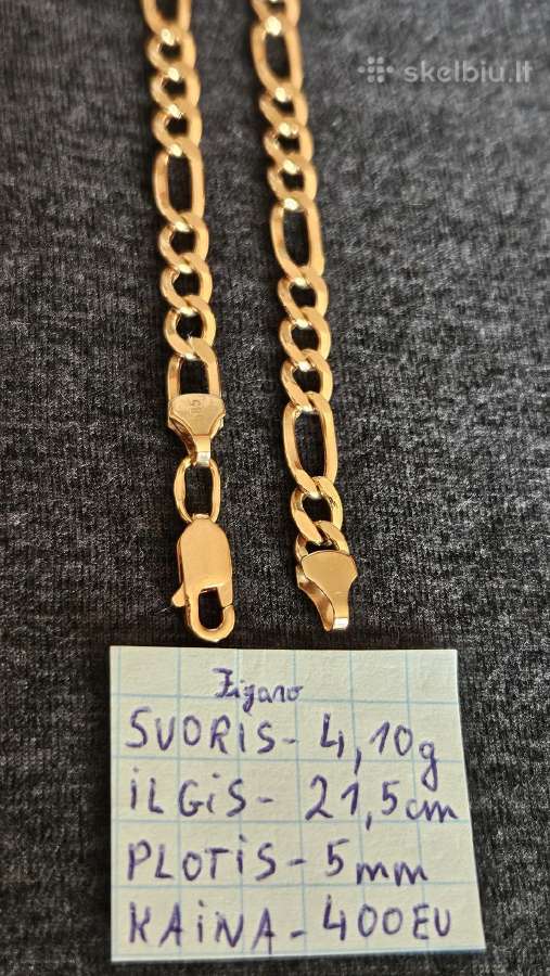 Dvi auksines apyrankes - nuotraukos Nr. 2