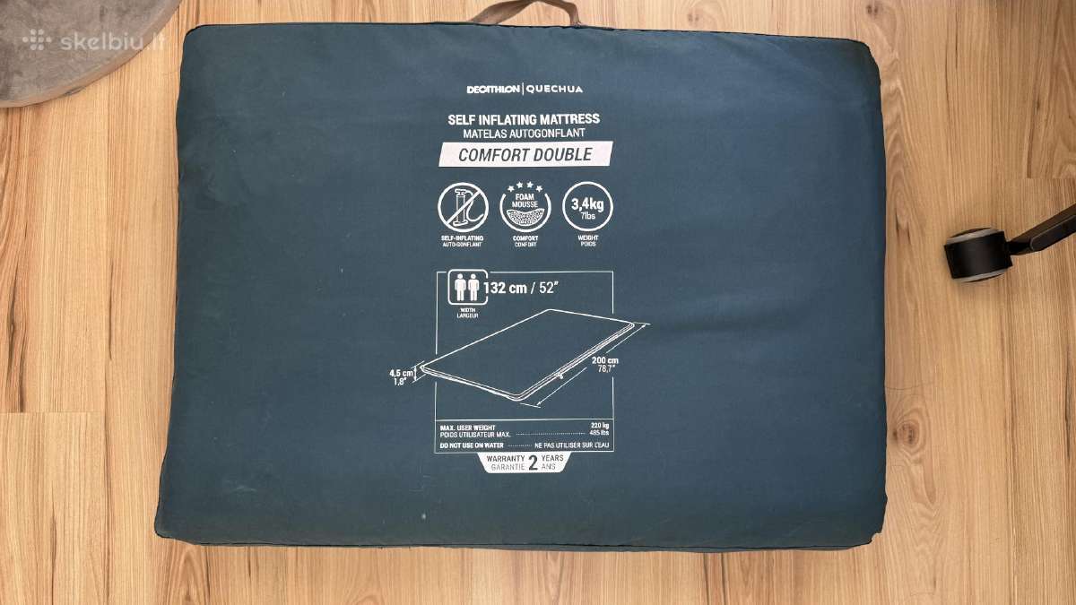 Quechua Savaime Prisipučiantis Čiužinys 200x132