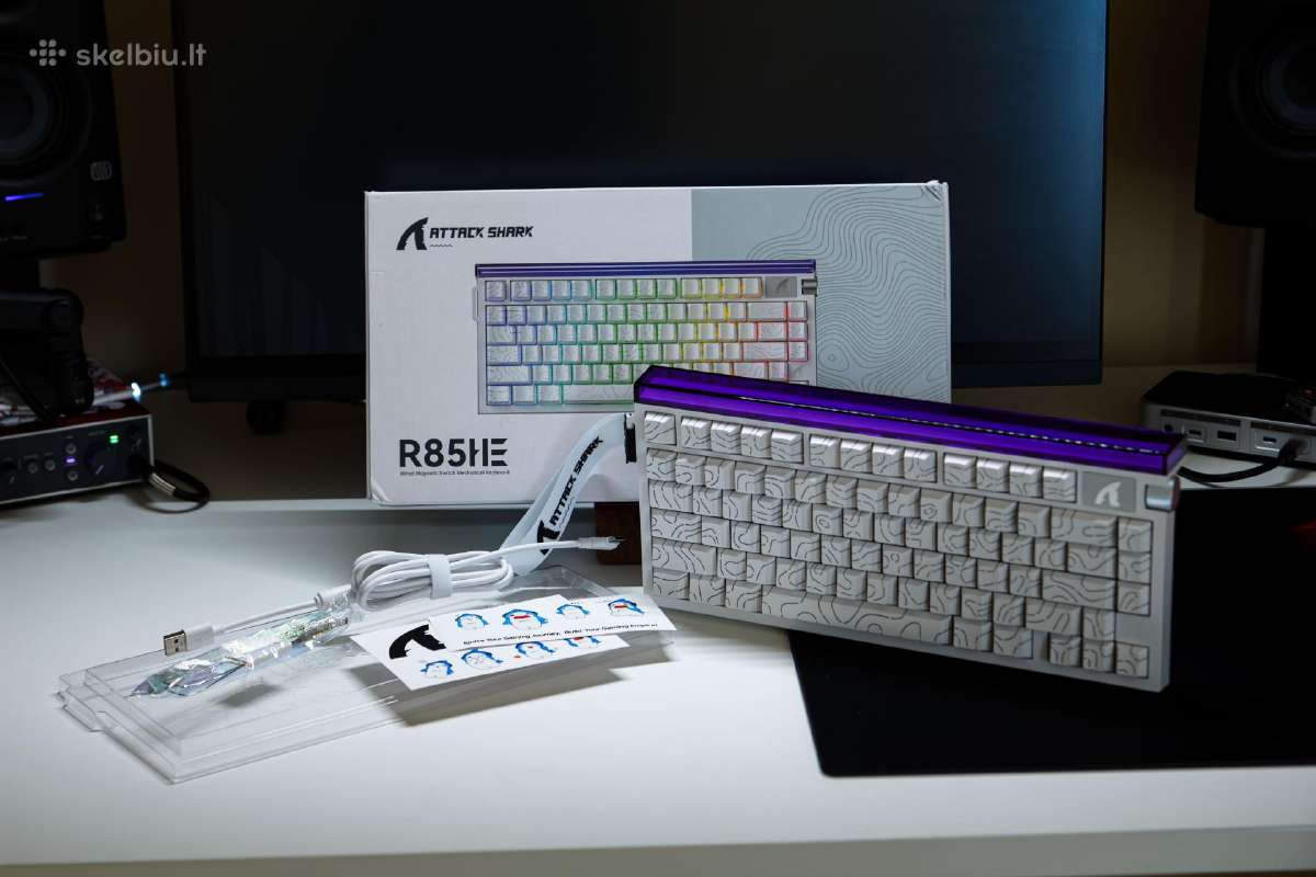 Attack Shark R85he magnetinė žaidimų klaviatūra