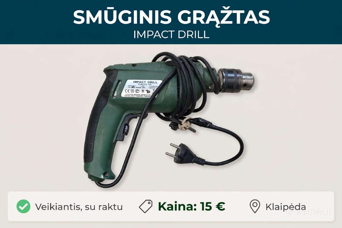 Smūginis grąžtas Impact Drill
