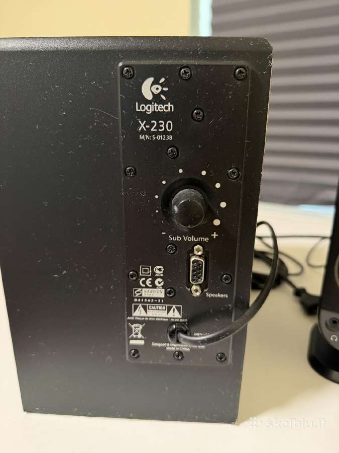 Garso kolonėlės 2.1 Logitech X-230 - nuotraukos Nr. 5