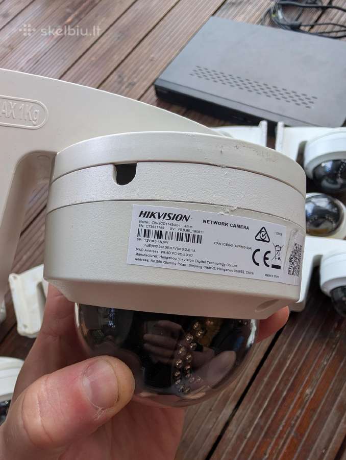 Hikvision 15 kamerų +Nvr su 7tb - nuotraukos Nr. 7