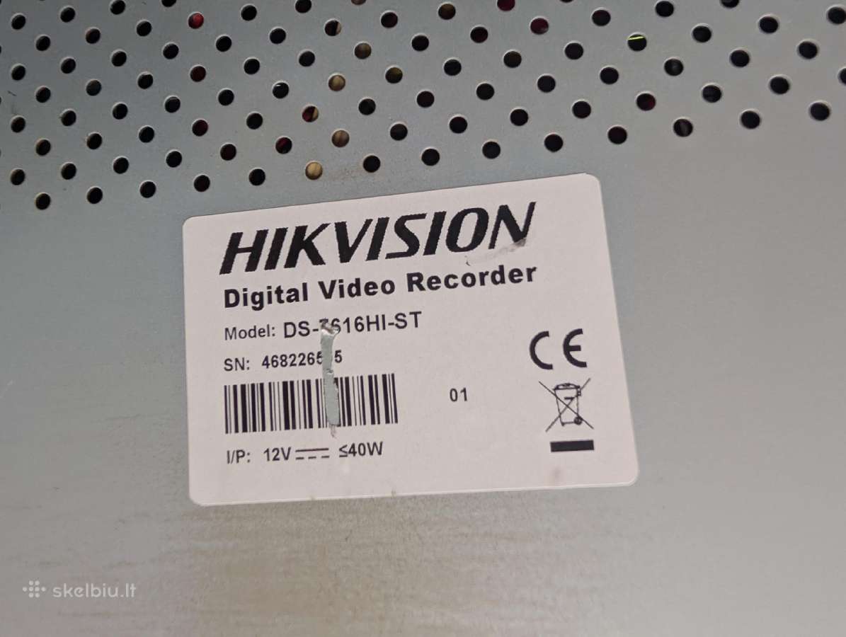 Hikvision 15 kamerų +Nvr su 7tb - nuotraukos Nr. 3