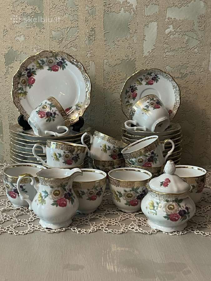 Vintažinis vokiškas Mitterteich Bavaria servizas