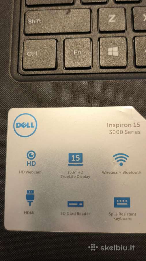 Nešiojamas kompiuteris Dell Inspiron 15-3567 - nuotraukos Nr. 2