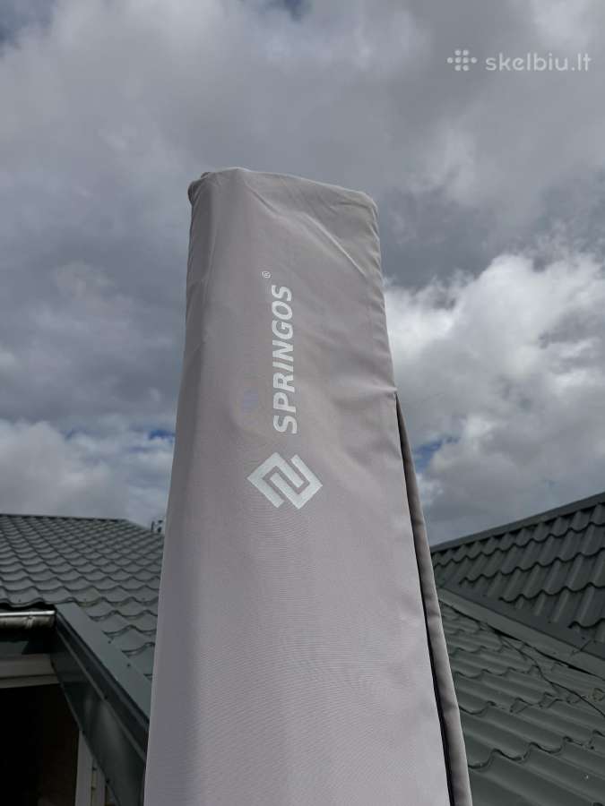 Sodo skėtis Springos 500cm + pagrindas - nuotraukos Nr. 4