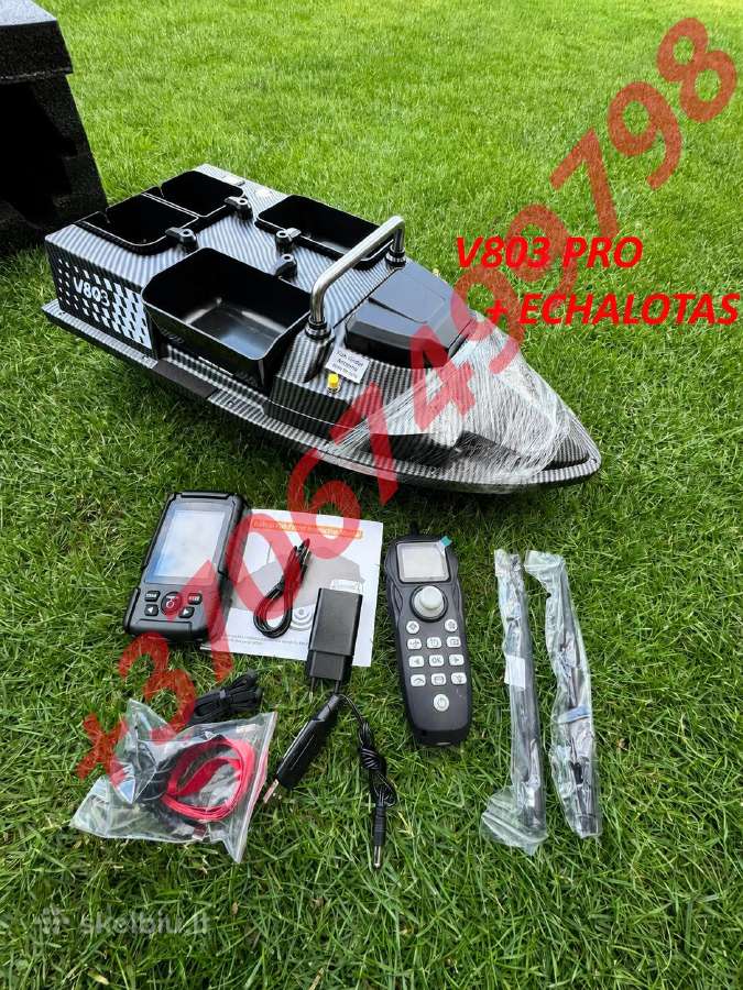 Flytec Manuowell Pašarų laivelis su GPS Ar Sonaru - nuotraukos Nr. 4