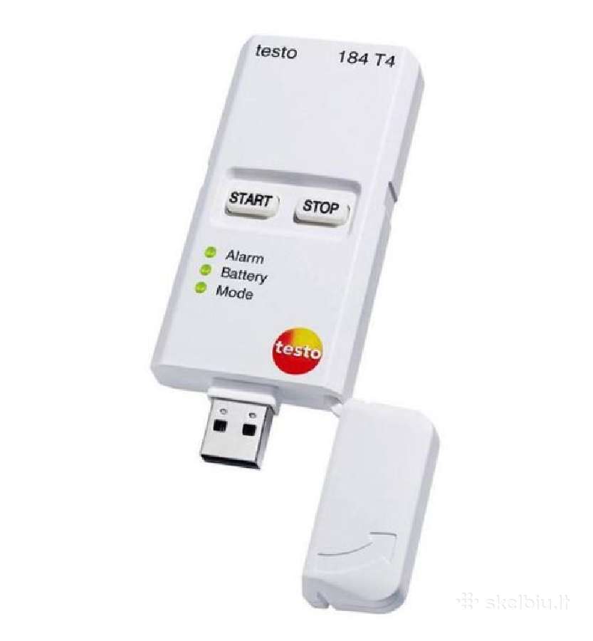 Testo 184 T4 temperatūros duomenų kaupiklis