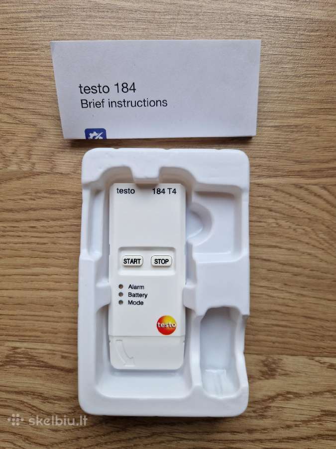 Testo 184 T4 temperatūros duomenų kaupiklis - nuotraukos Nr. 3