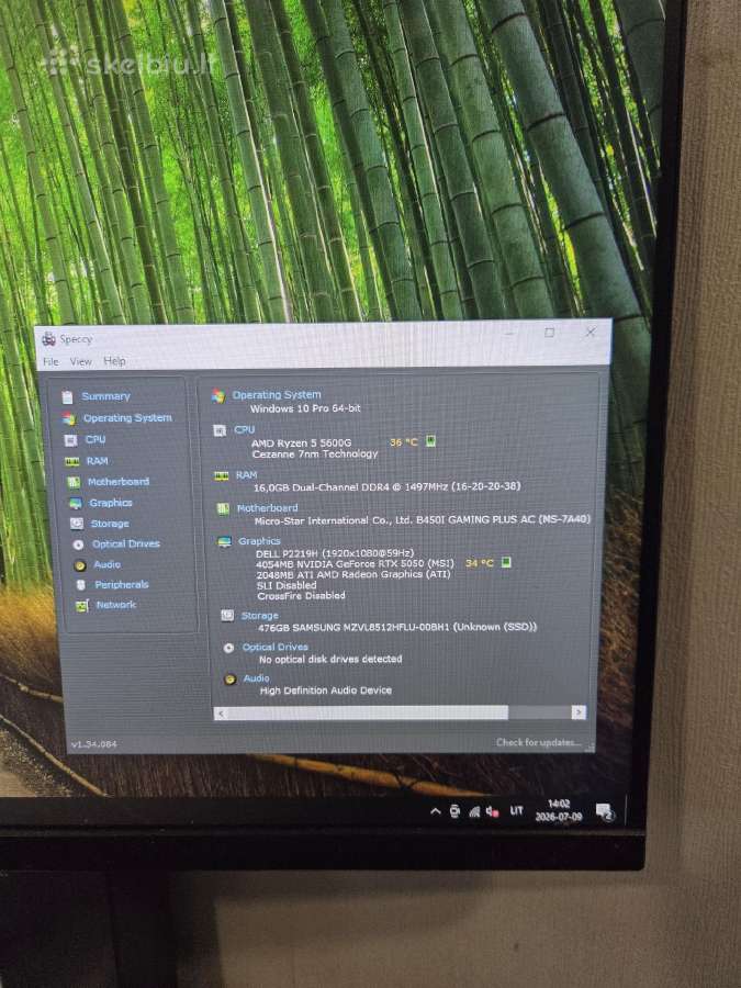 Tvarkinga Ryzen 5 5600g dėžė - nuotraukos Nr. 9