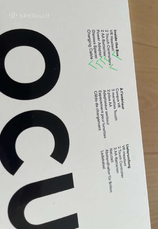 Oculus Quest 2; 256 GB modelis; Vr akiniai - nuotraukos Nr. 21
