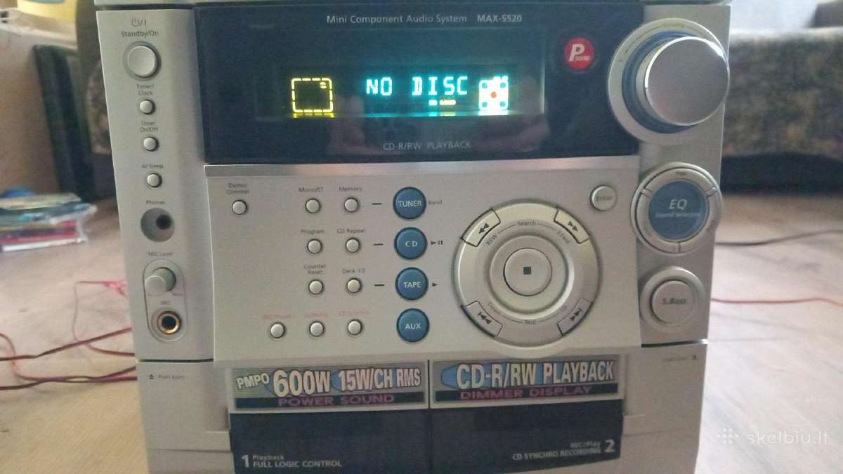 Muzikinis Centras Samsung Max-s520 - nuotraukos Nr. 9
