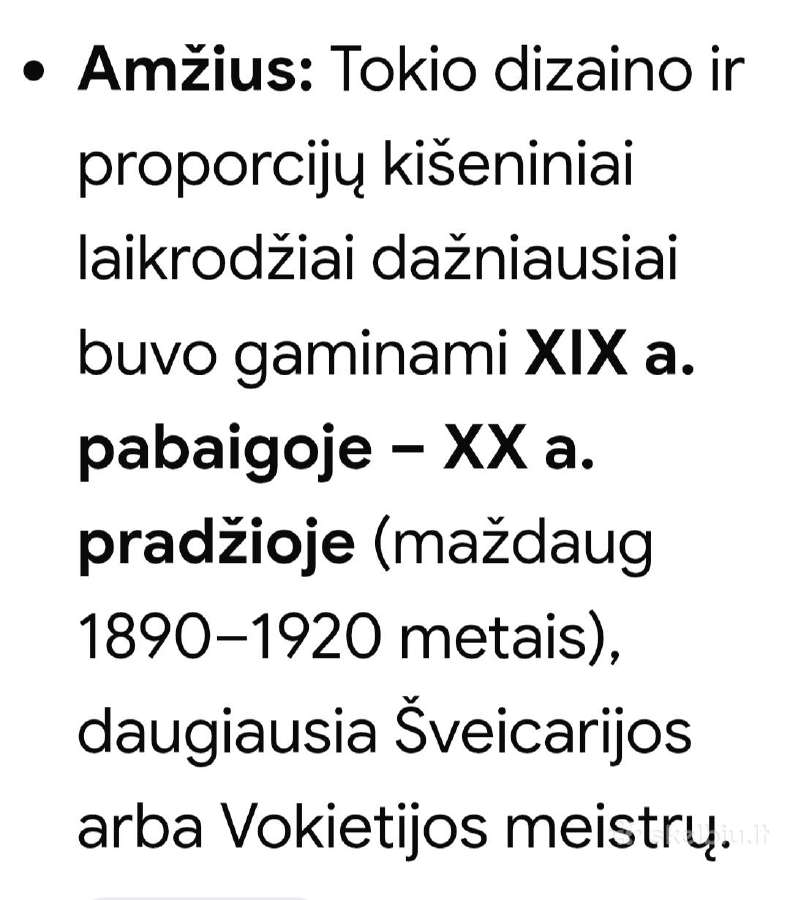 Auksinis kišeninis Šveicariškas laikrodis - nuotraukos Nr. 13
