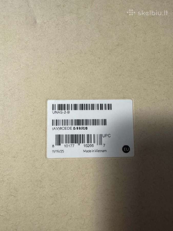 Naujas Ubiquiti Unifi Unas2 Black+ HDD + Garantija - nuotraukos Nr. 14