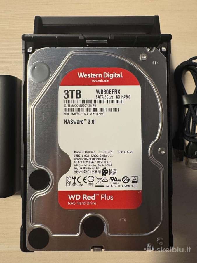 Naujas Ubiquiti Unifi Unas2 Black+ HDD + Garantija - nuotraukos Nr. 6