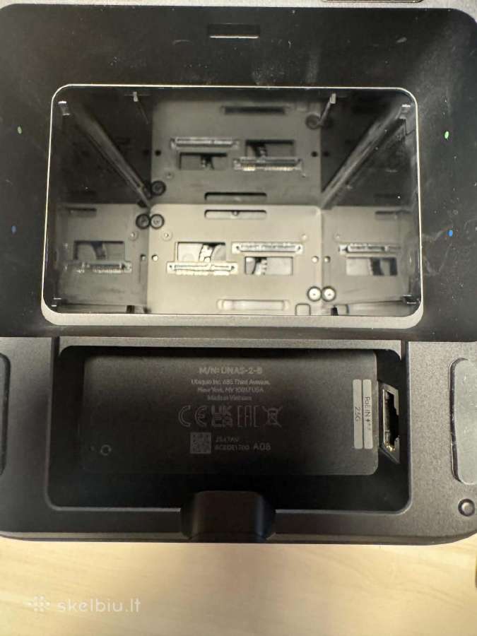 Naujas Ubiquiti Unifi Unas2 Black+ HDD + Garantija - nuotraukos Nr. 9