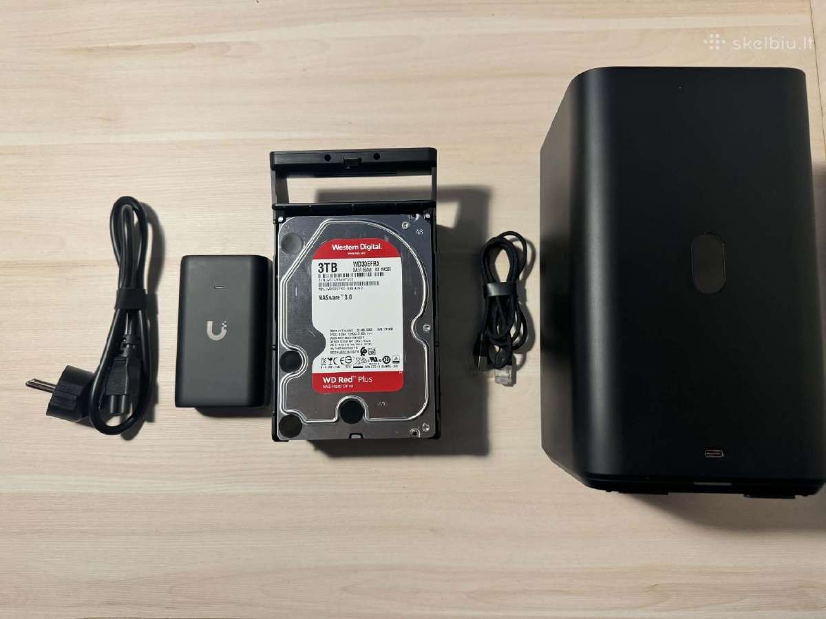 Naujas Ubiquiti Unifi Unas2 Black+ HDD + Garantija - nuotraukos Nr. 8