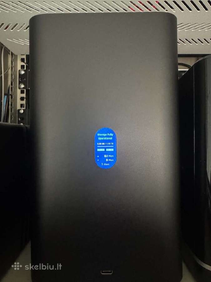 Naujas Ubiquiti Unifi Unas2 Black+ HDD + Garantija