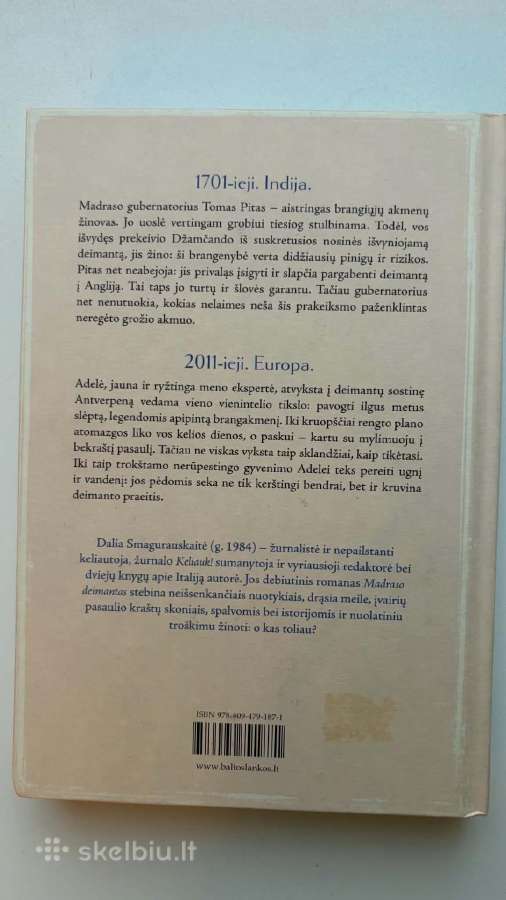 Knyga Dalia Smagurauskaitė Madraso deimantas - nuotraukos Nr. 2