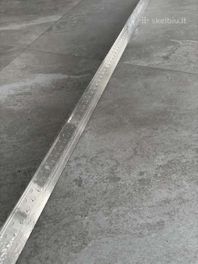 Glaistymo kampas, aliuminis, 3000 mm x 20 mm x 20