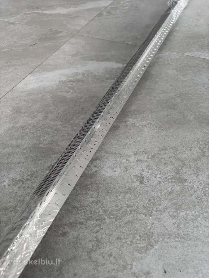 Glaistymo kampas, aliuminis, 3000 mm x 20 mm x 20 - nuotraukos Nr. 4