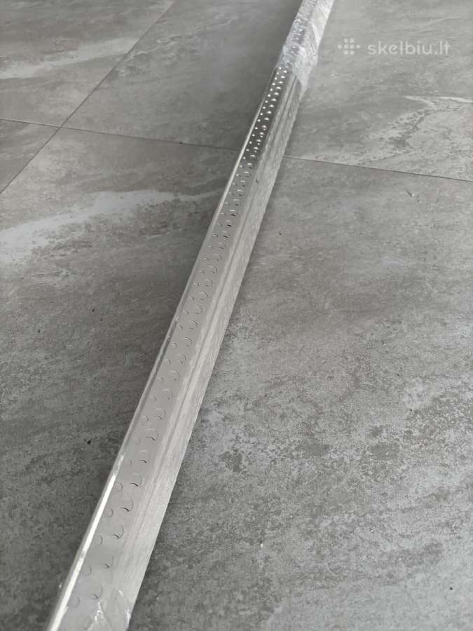 Glaistymo kampas, aliuminis, 3000 mm x 20 mm x 20 - nuotraukos Nr. 7