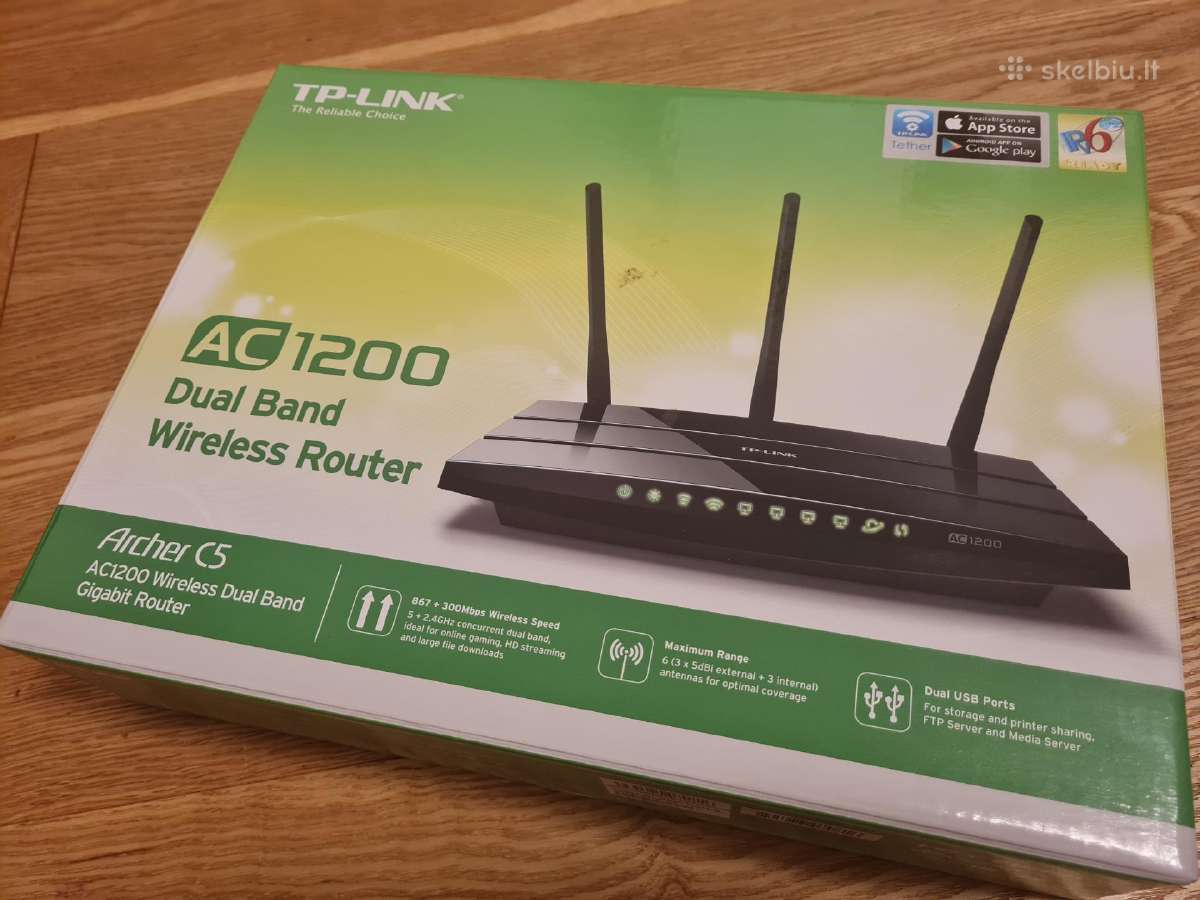 Maršrutizatorius Tp-link 2,4 / 5 GHz - nuotraukos Nr. 4