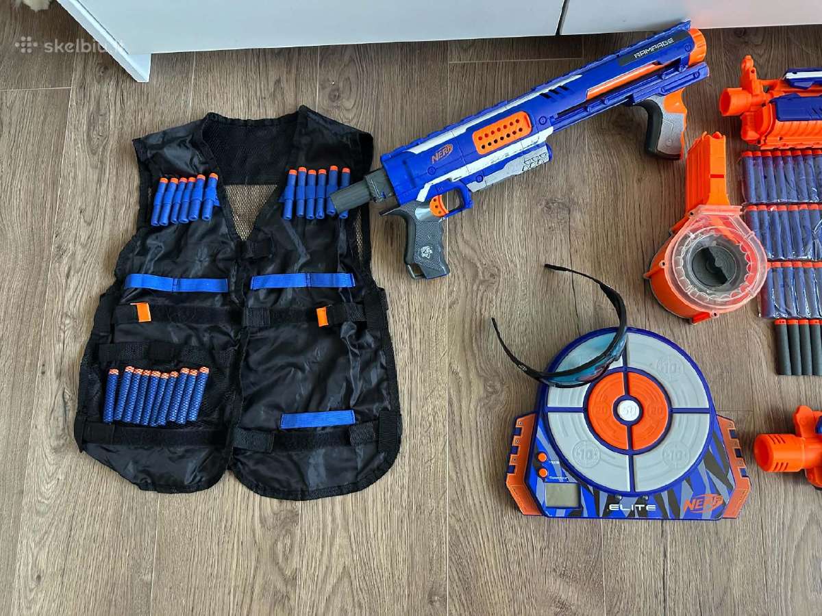 Parduodamas didelis „nerf“ ginklų rinkinys - nuotraukos Nr. 2