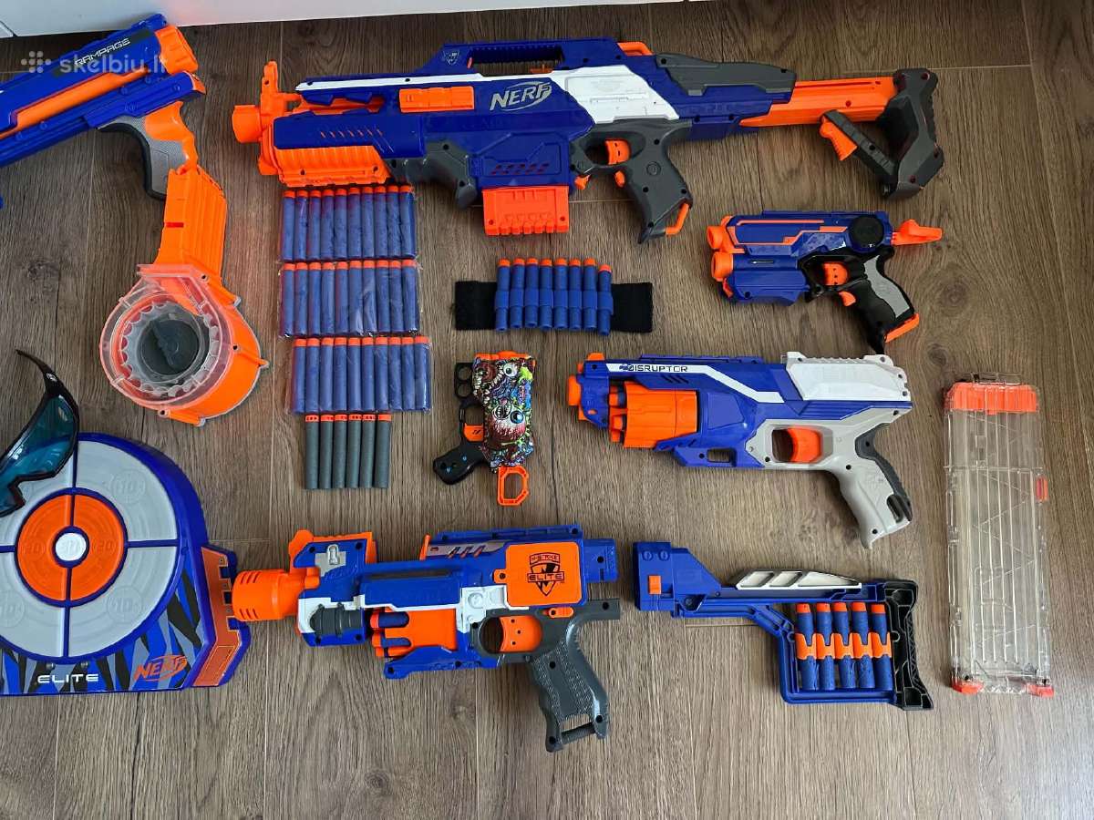Parduodamas didelis „nerf“ ginklų rinkinys - nuotraukos Nr. 3